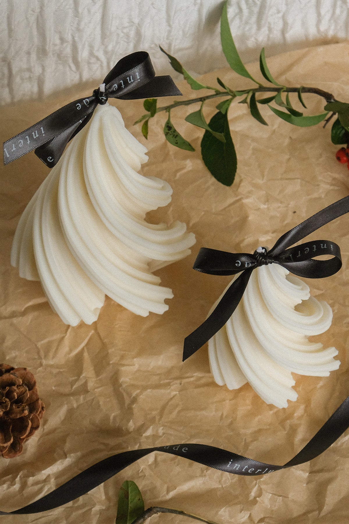 Christmas Tree Swirl Candle in Soy Wax