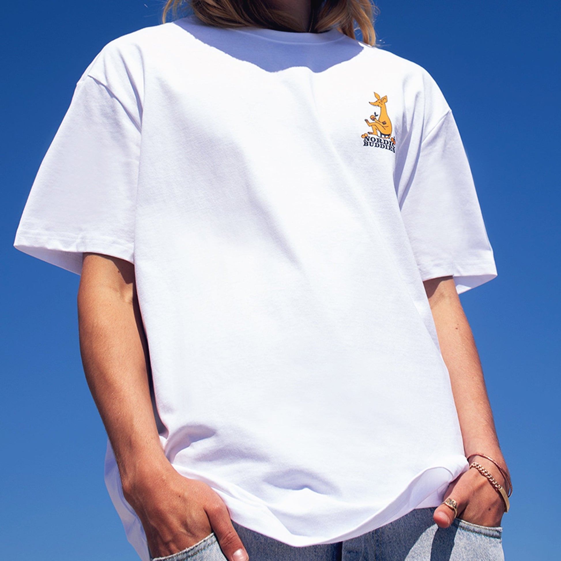 Official Moomin Product by Nordicbuddies - Unisex Organic Cotton 240gsm T-Shirt by Moomin by NordicBuddies at www.brixbailey.com