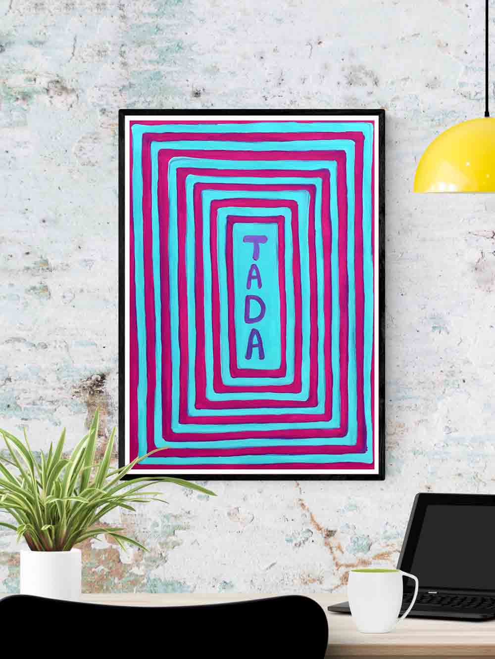 Tada Unusual Artwork Quirky Print