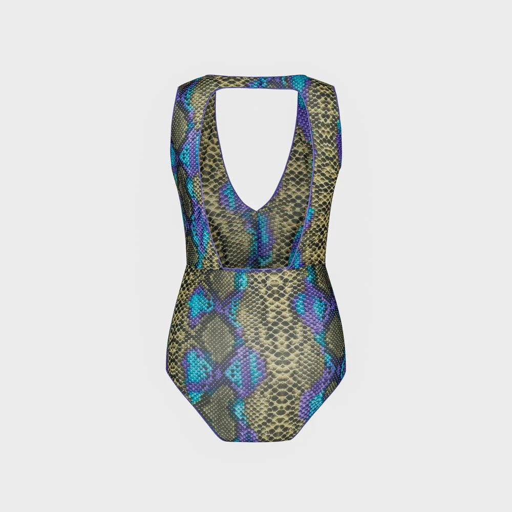 Experience Sun-Kissed Bliss with The Paula One-Piece - Innovative Tan-Through Swimwear by SWIMSARA at www.brixbailey.com