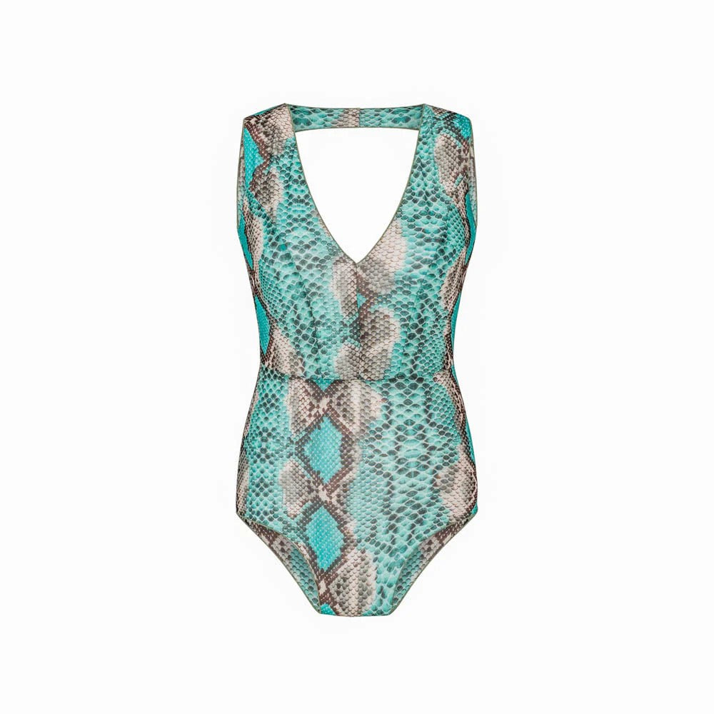 The Paula One-Piece Swimsuit: Effortless Style with Smart Tan-Through Technology - Embrace Sustainable and Comfortable Beachwear by SWIMSARA at www.brixbailey.com