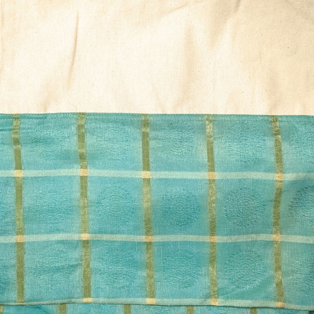 Upcycled Sari Cotton Tote Bag, Handmade in India