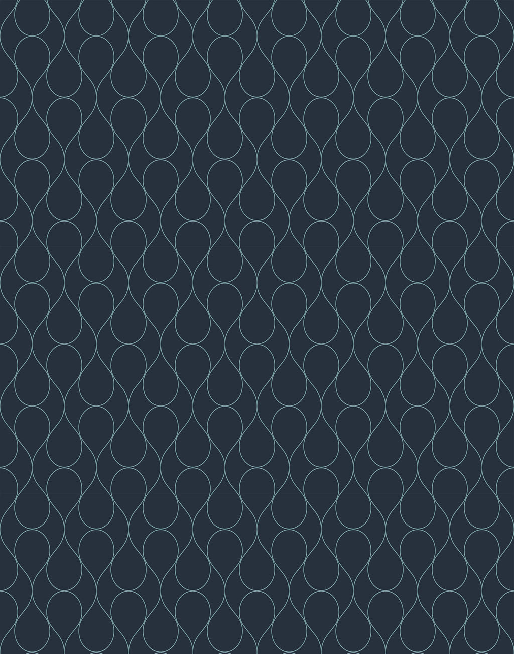 Drip Geometric Teardrop Wallpaper