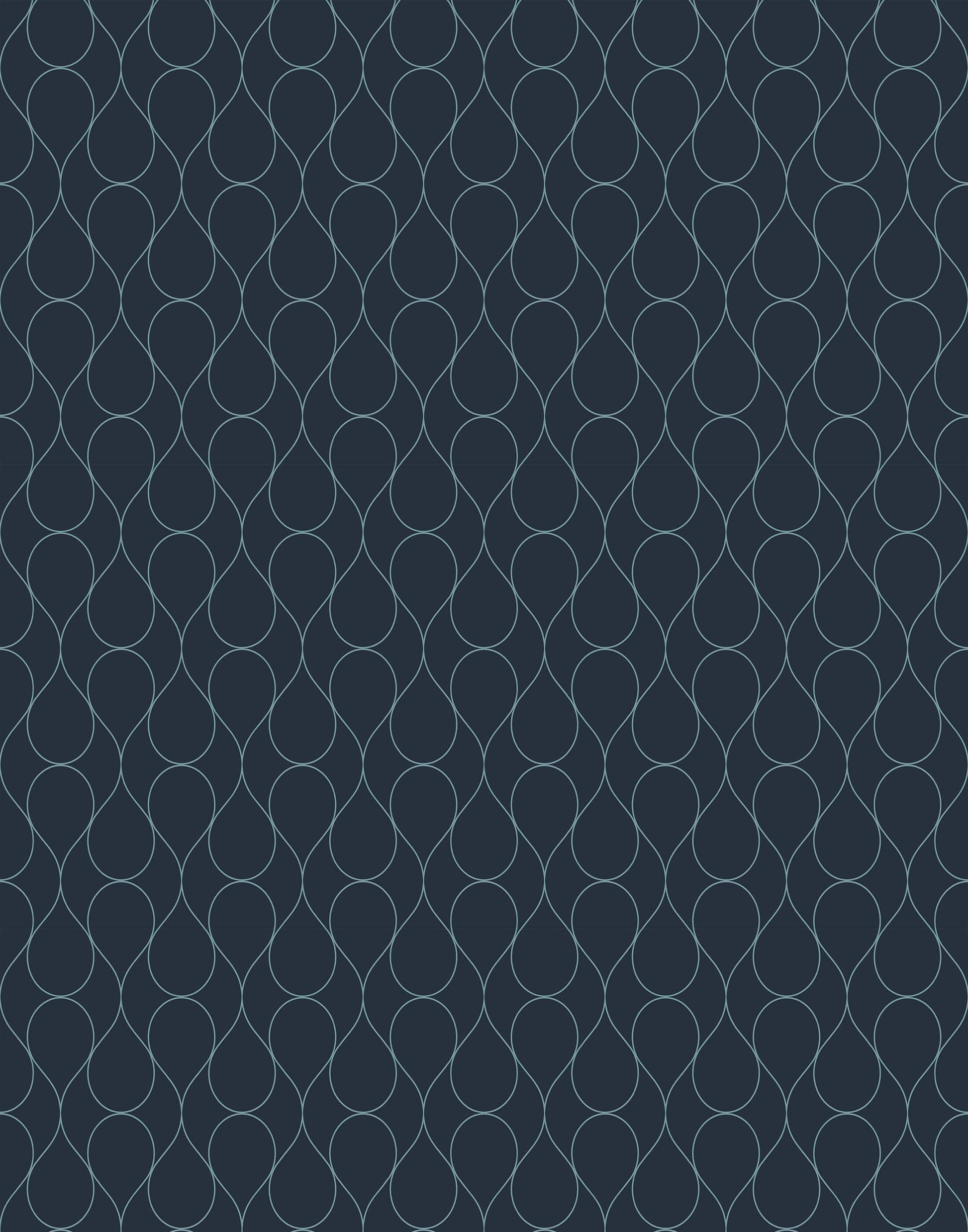 Drip Geometric Teardrop Wallpaper