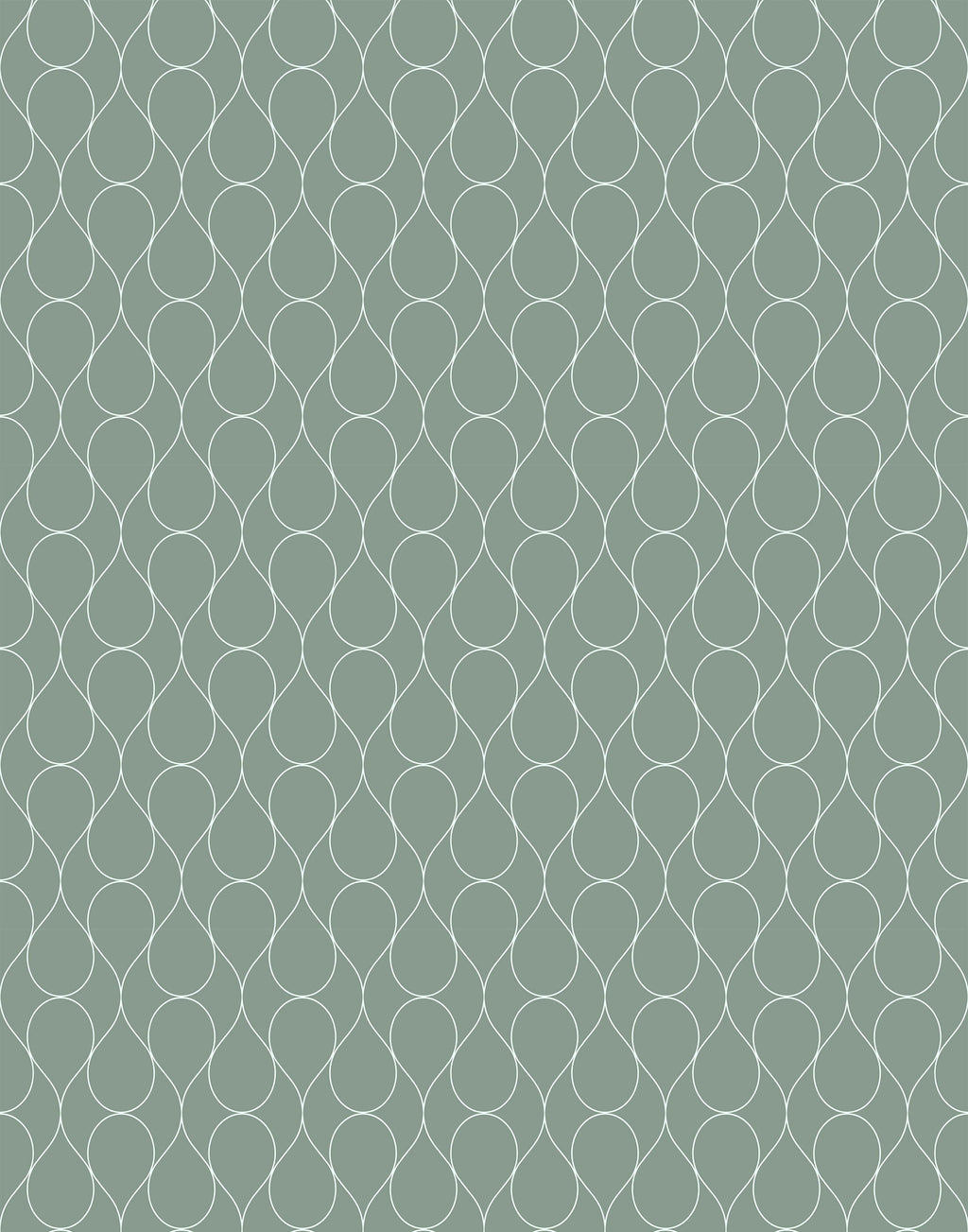 Drip Geometric Teardrop Wallpaper