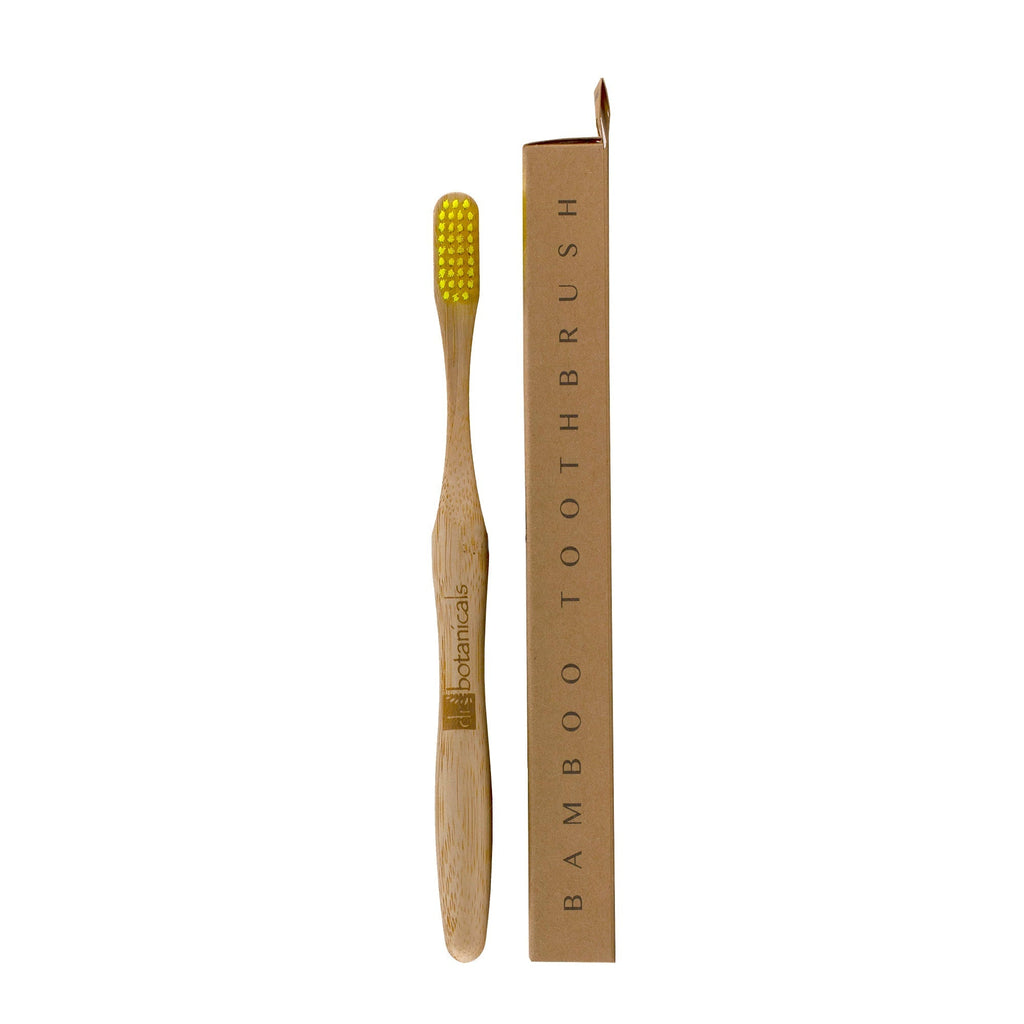 Bamboo Toothbrush Yellow Twin Pack