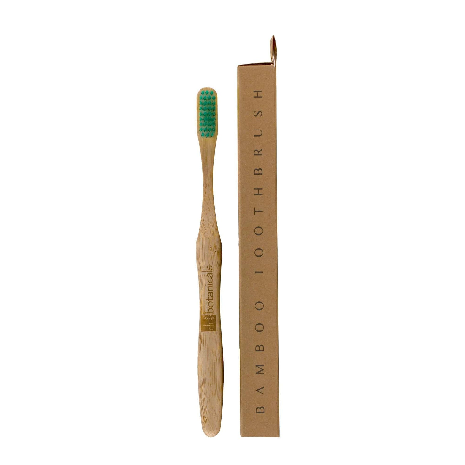 Bamboo Toothbrush Green Twin Pack