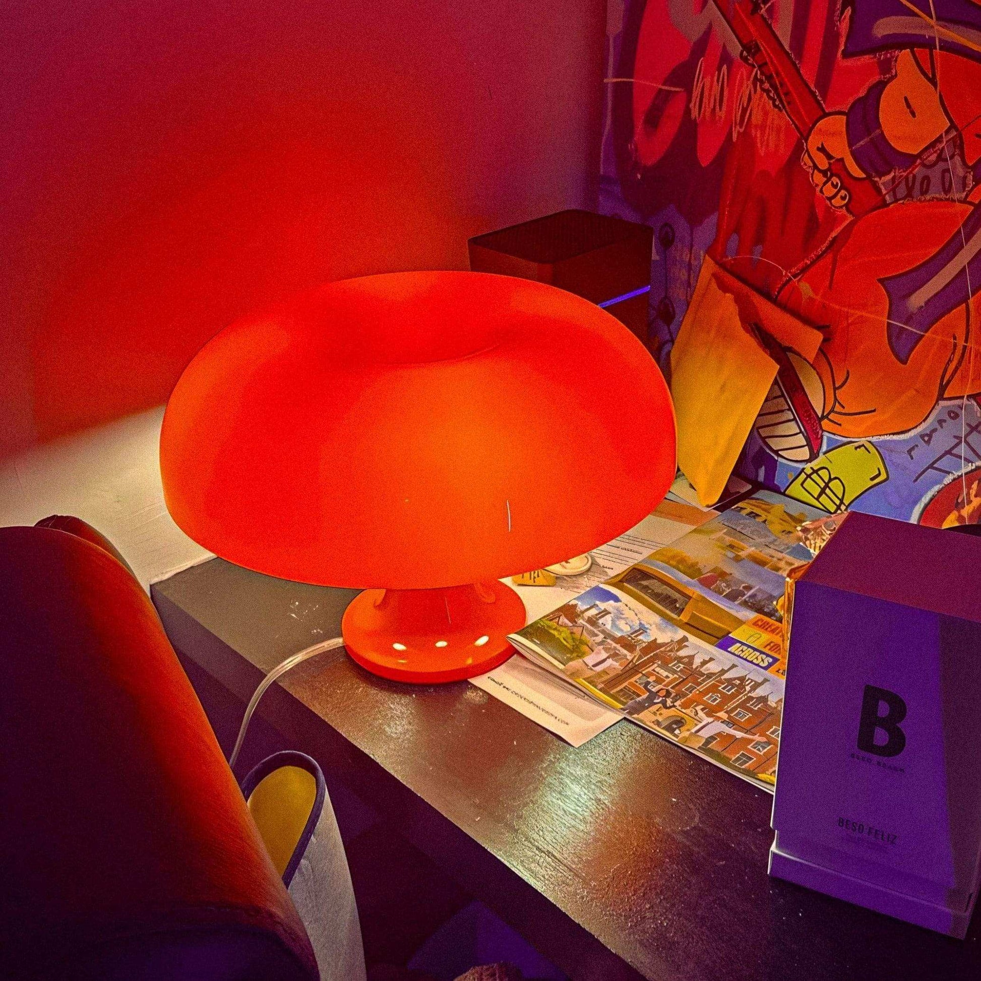 Ambient Mushroom Desk Lamp with Warm and Cool Light Modes