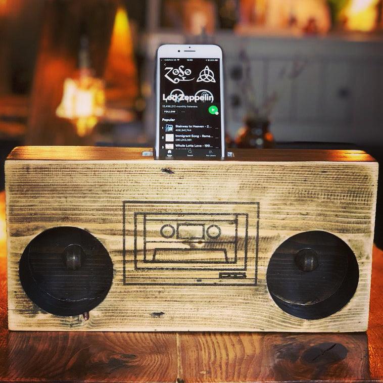 Boombox Acoustic Wooden Speaker