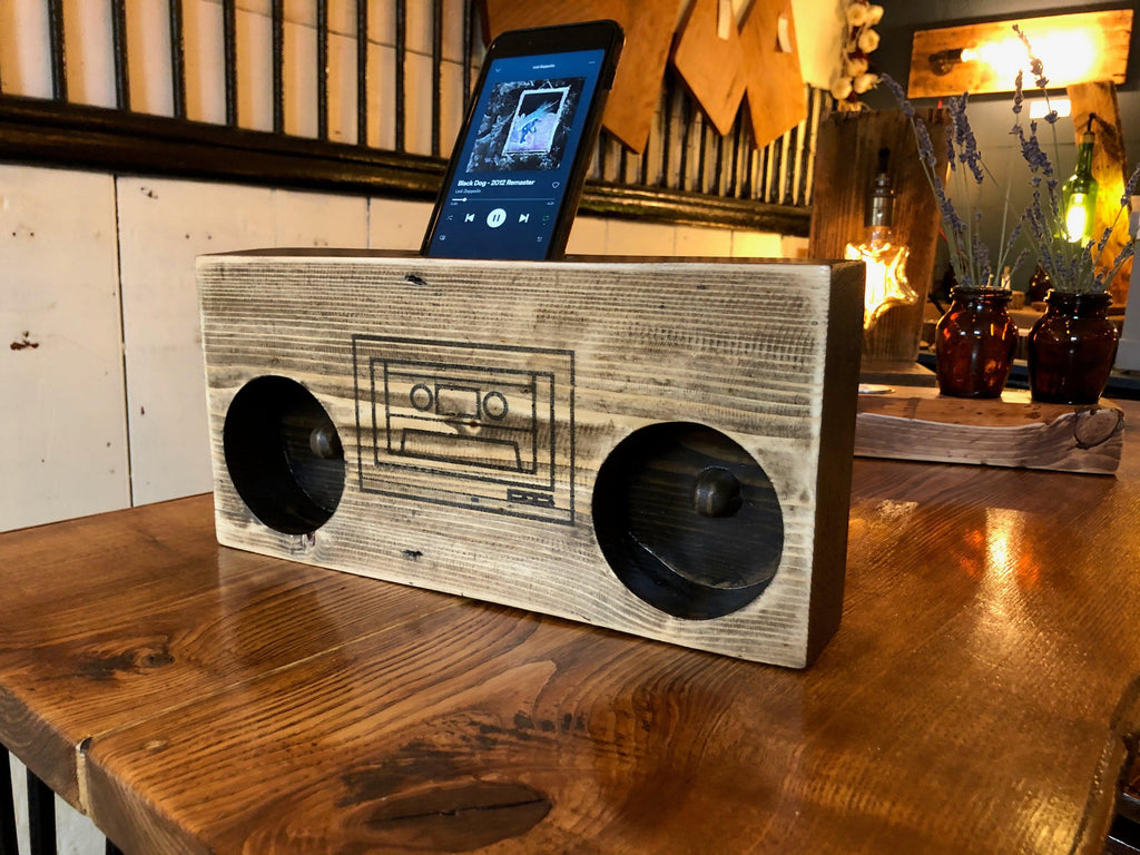 Boombox Acoustic Wooden Speaker