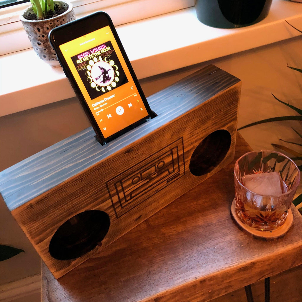 Boombox Acoustic Wooden Speaker