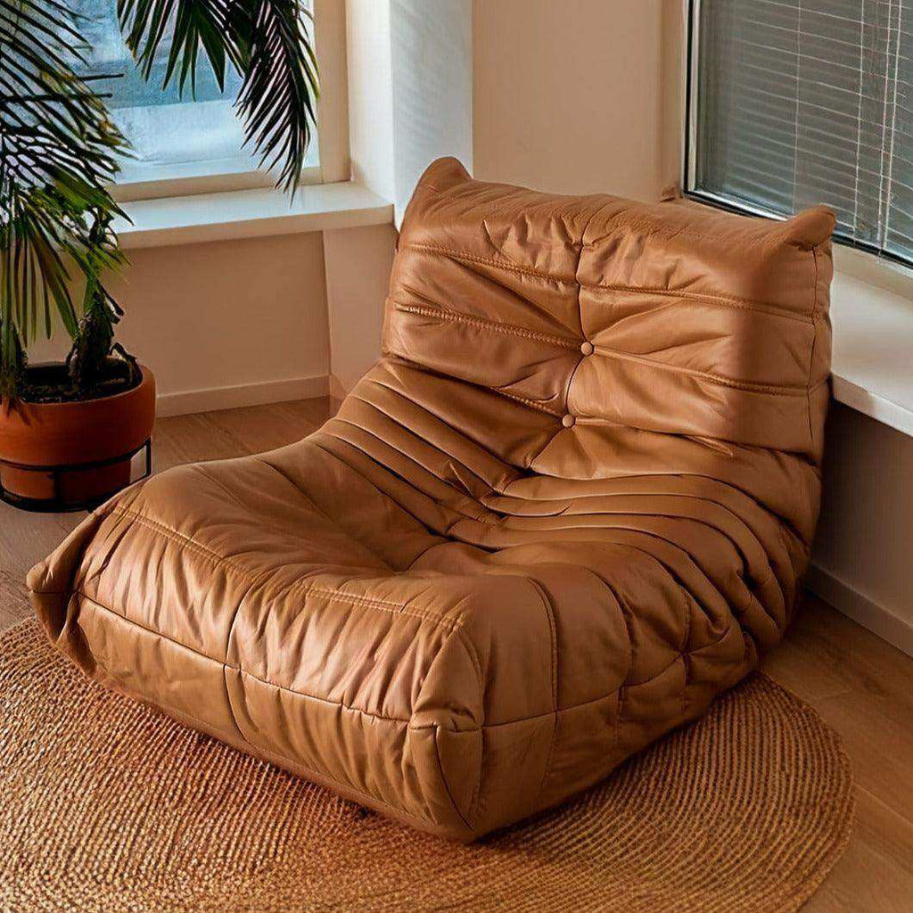 Caterpillar Lounger Chair in Premium Suede