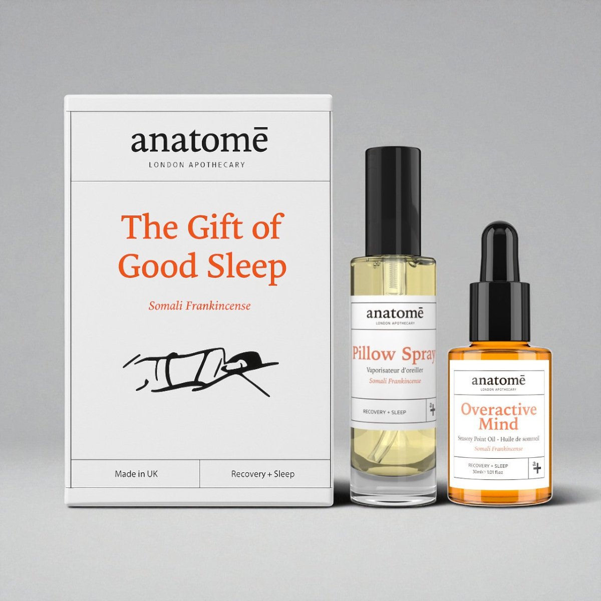 The Gift of Good Sleep Frankincense Pillow Spray and Sleep Oil Set