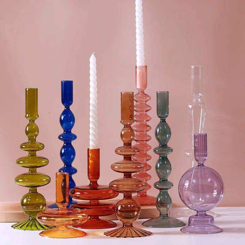Glass Candle Holder