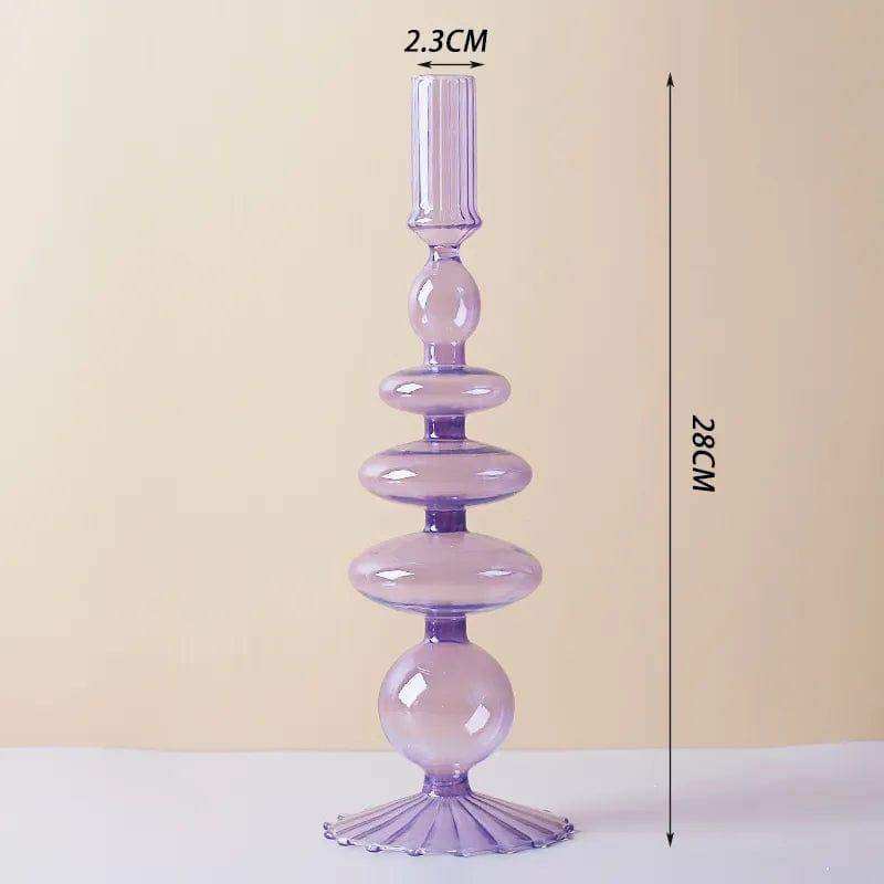 Glass Candle Holder