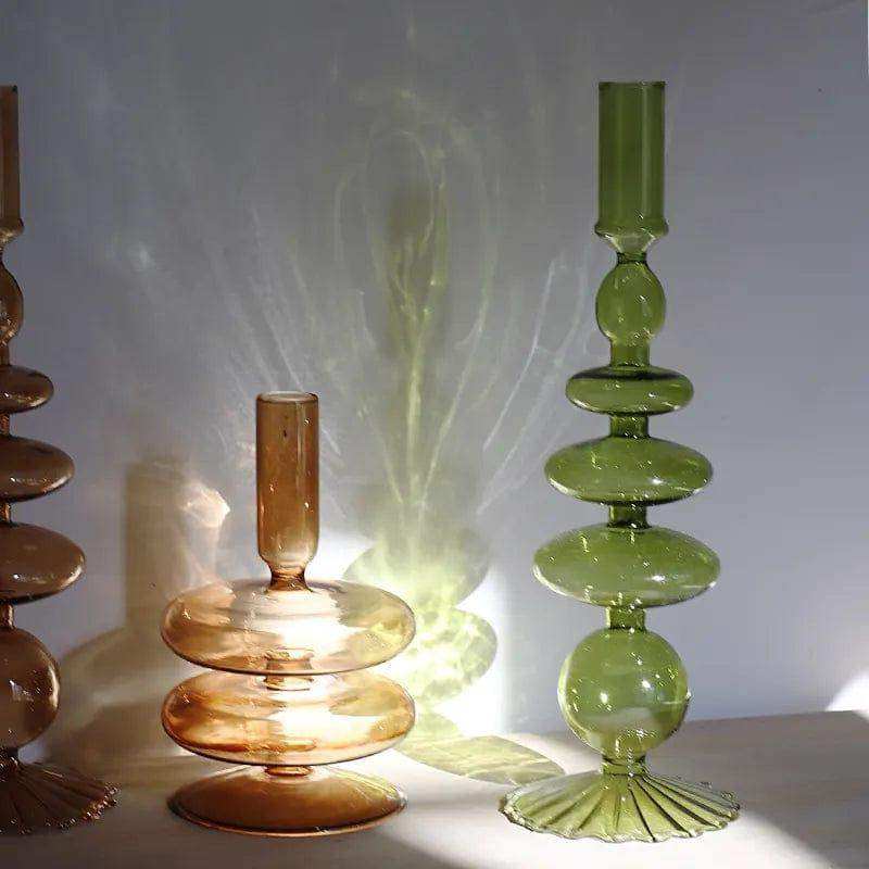 Glass Candle Holder