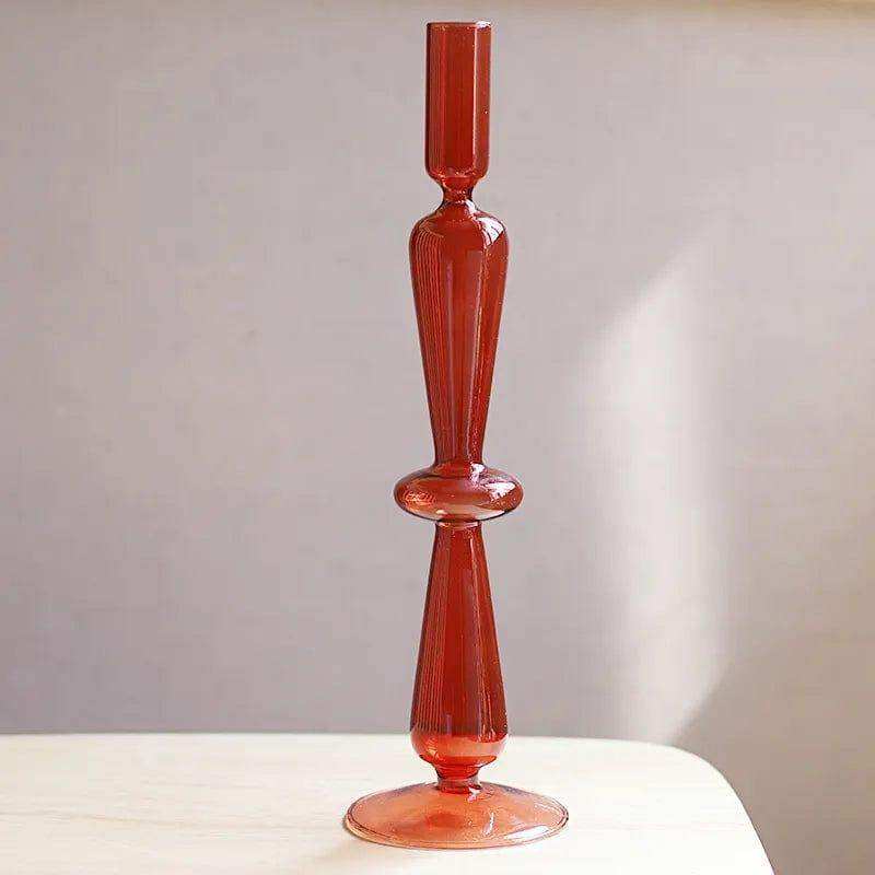 Glass Candle Holder