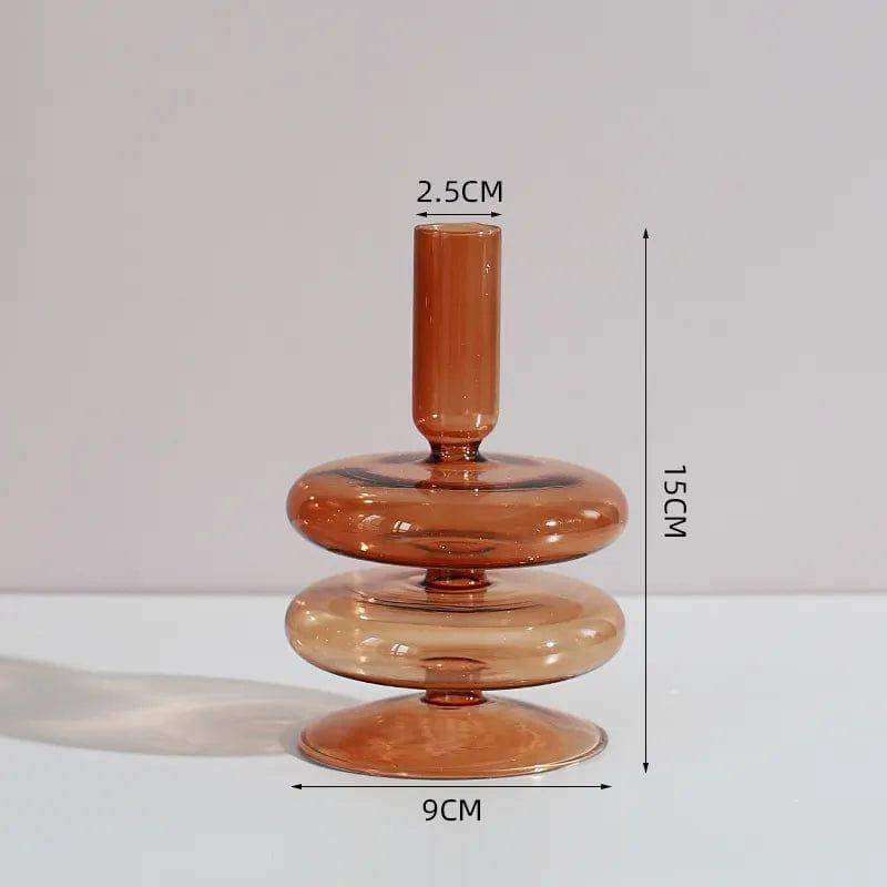 Glass Candle Holder