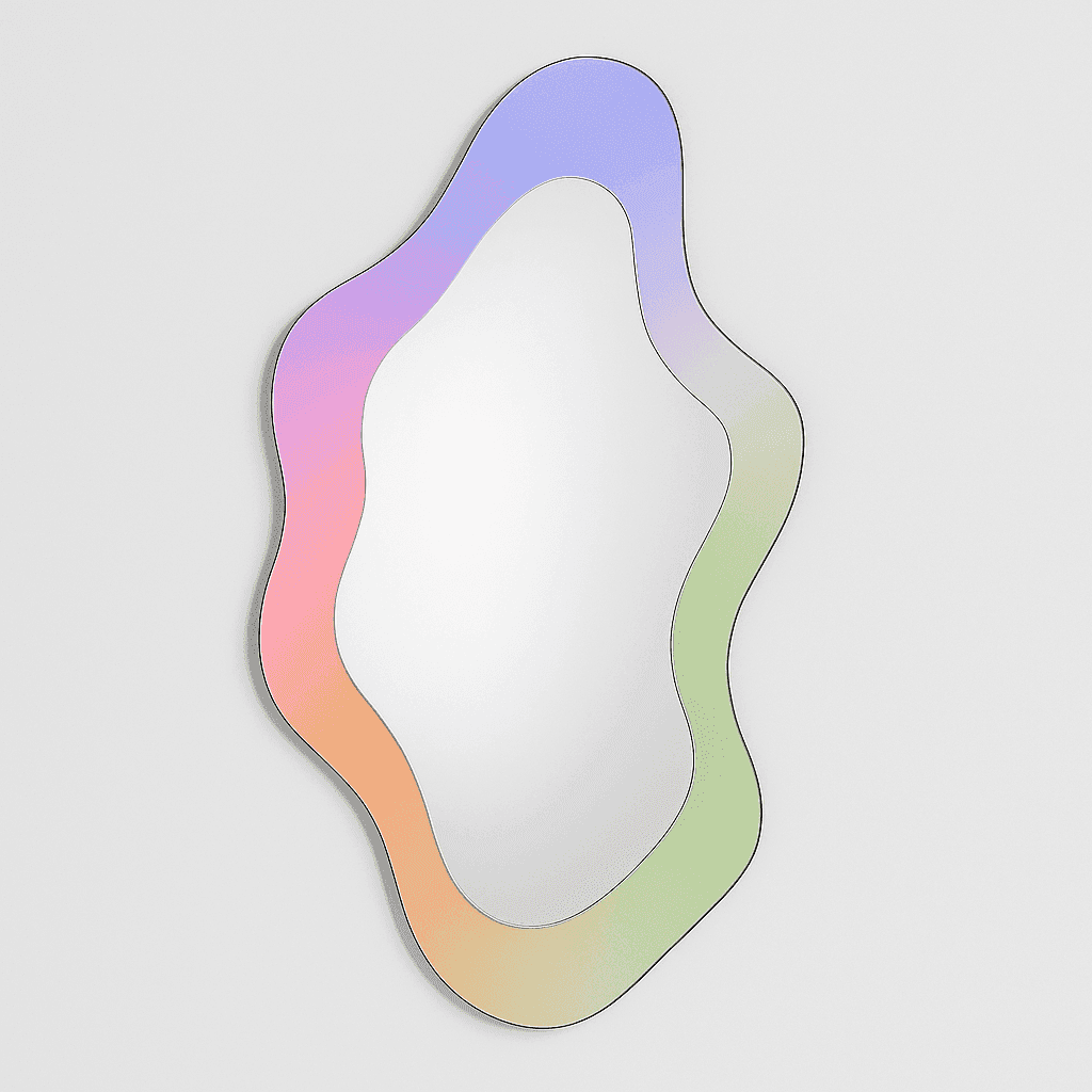 Irregular Holographic Acrylic Mirror