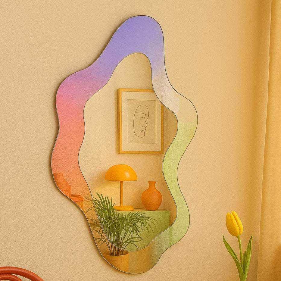 Irregular Holographic Acrylic Mirror