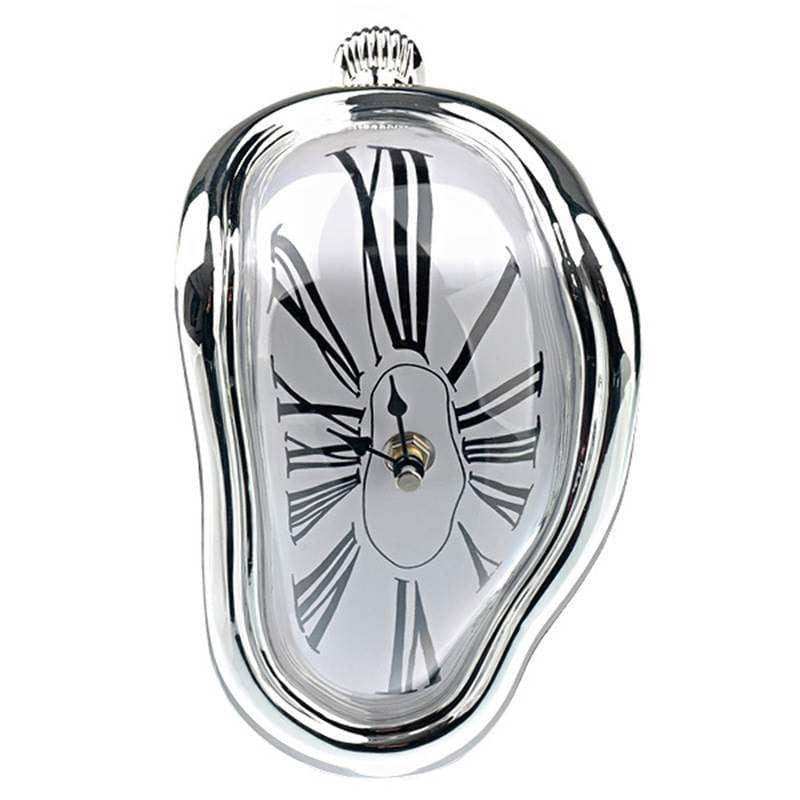 Melting Clock Surreal Art Timepiece