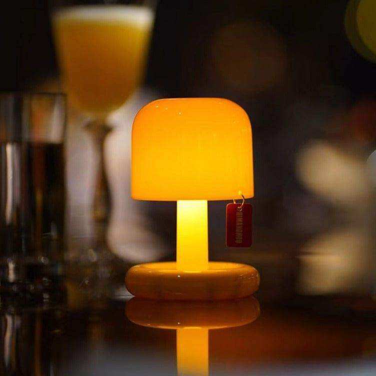 Mini Mushroom Ambient Desk Light USB Rechargeable