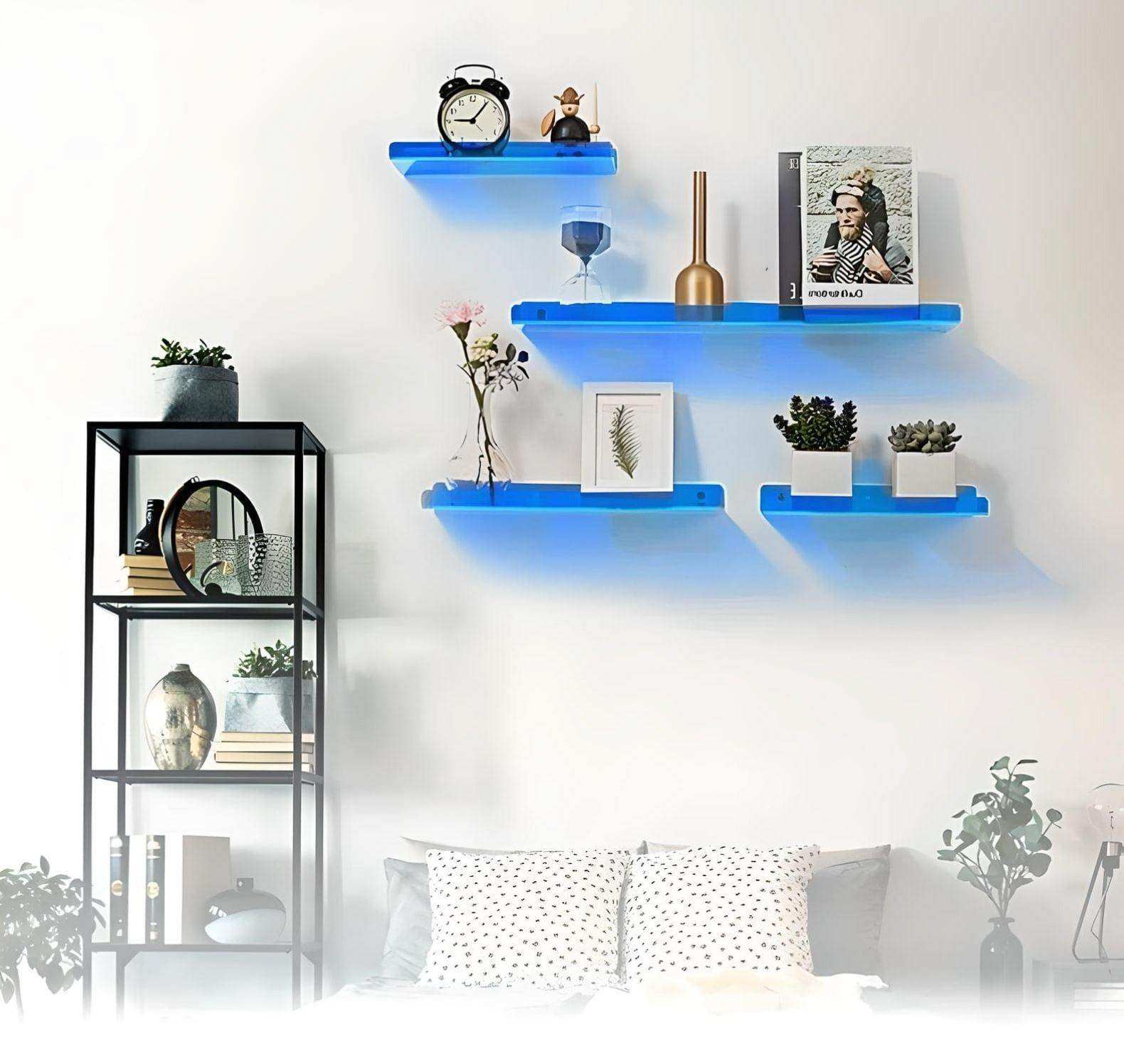Minimal Acrylic Shelf in 4 Colors and 3 Sizes