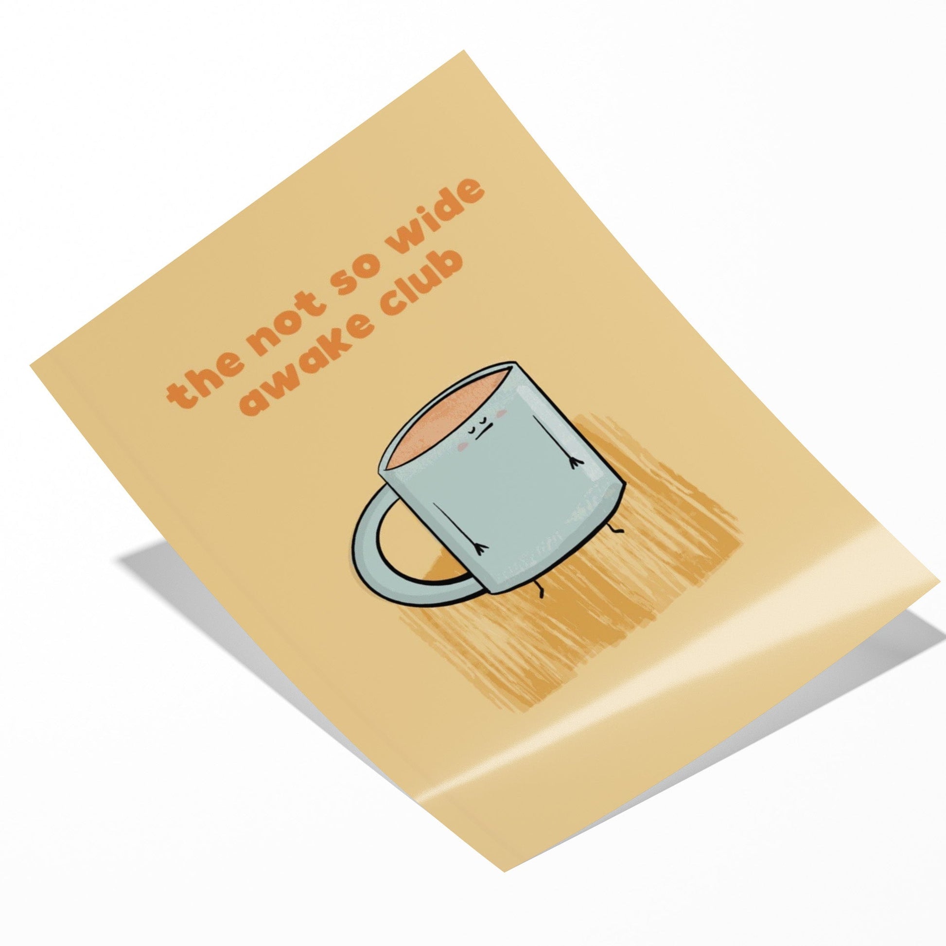 Not So Wide Awake Club Coffee Art Print