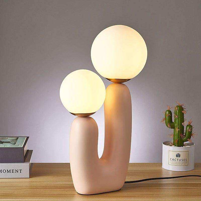 Pink Cacti Table Lamp