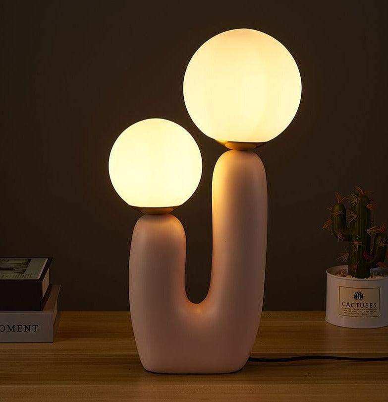 Pink Cacti Table Lamp