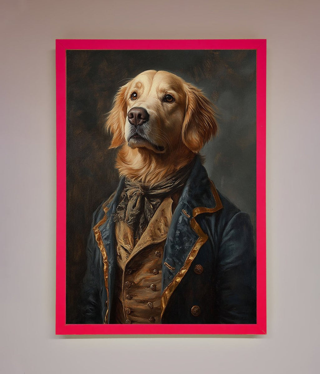 Golden Retriever Renaissance Framed Wall Art