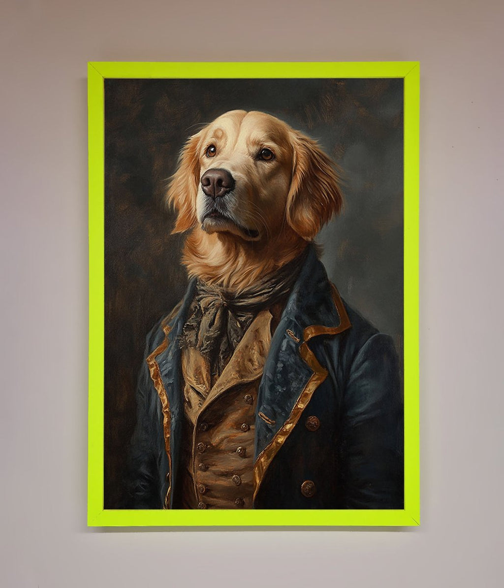 Golden Retriever Renaissance Framed Wall Art