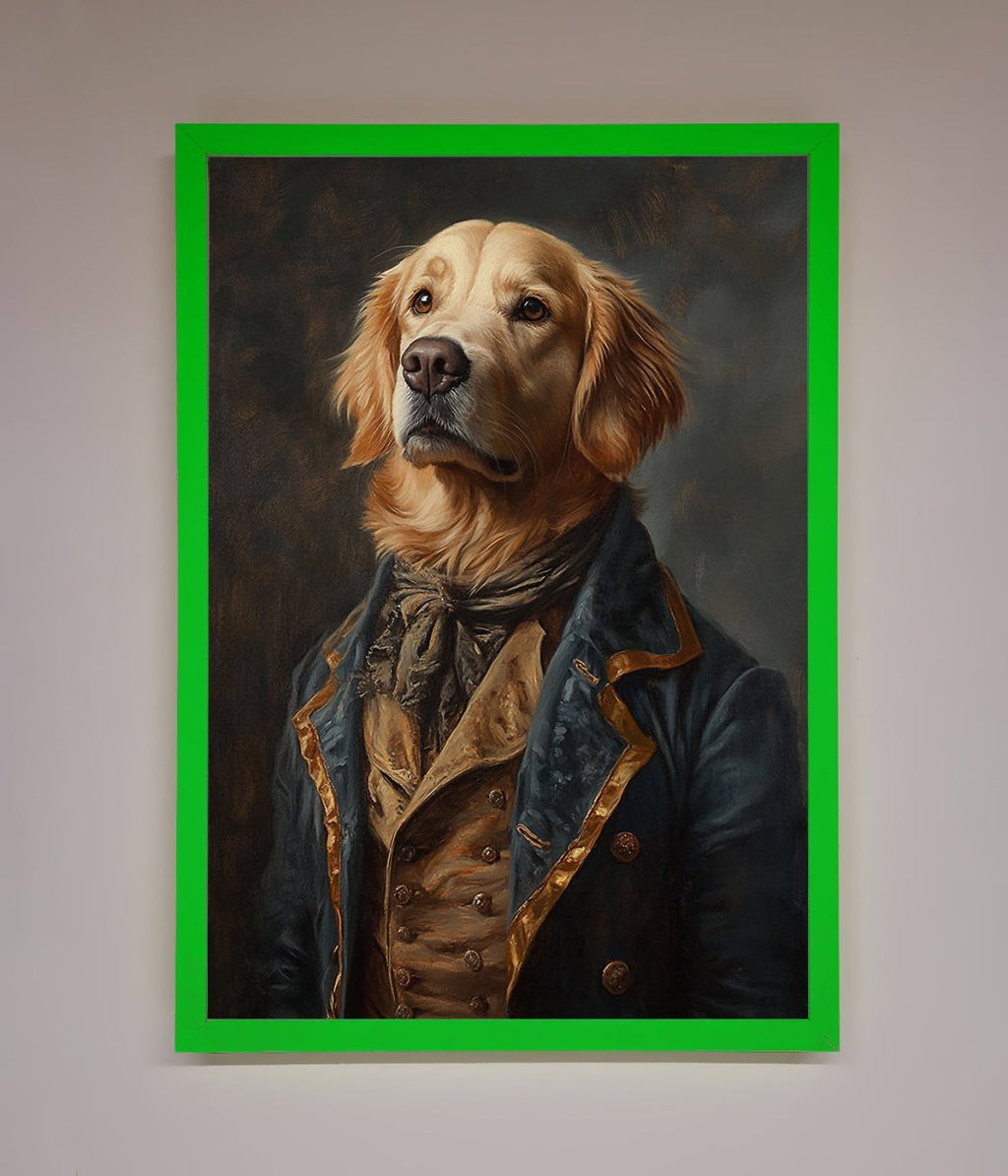 Golden Retriever Renaissance Framed Wall Art