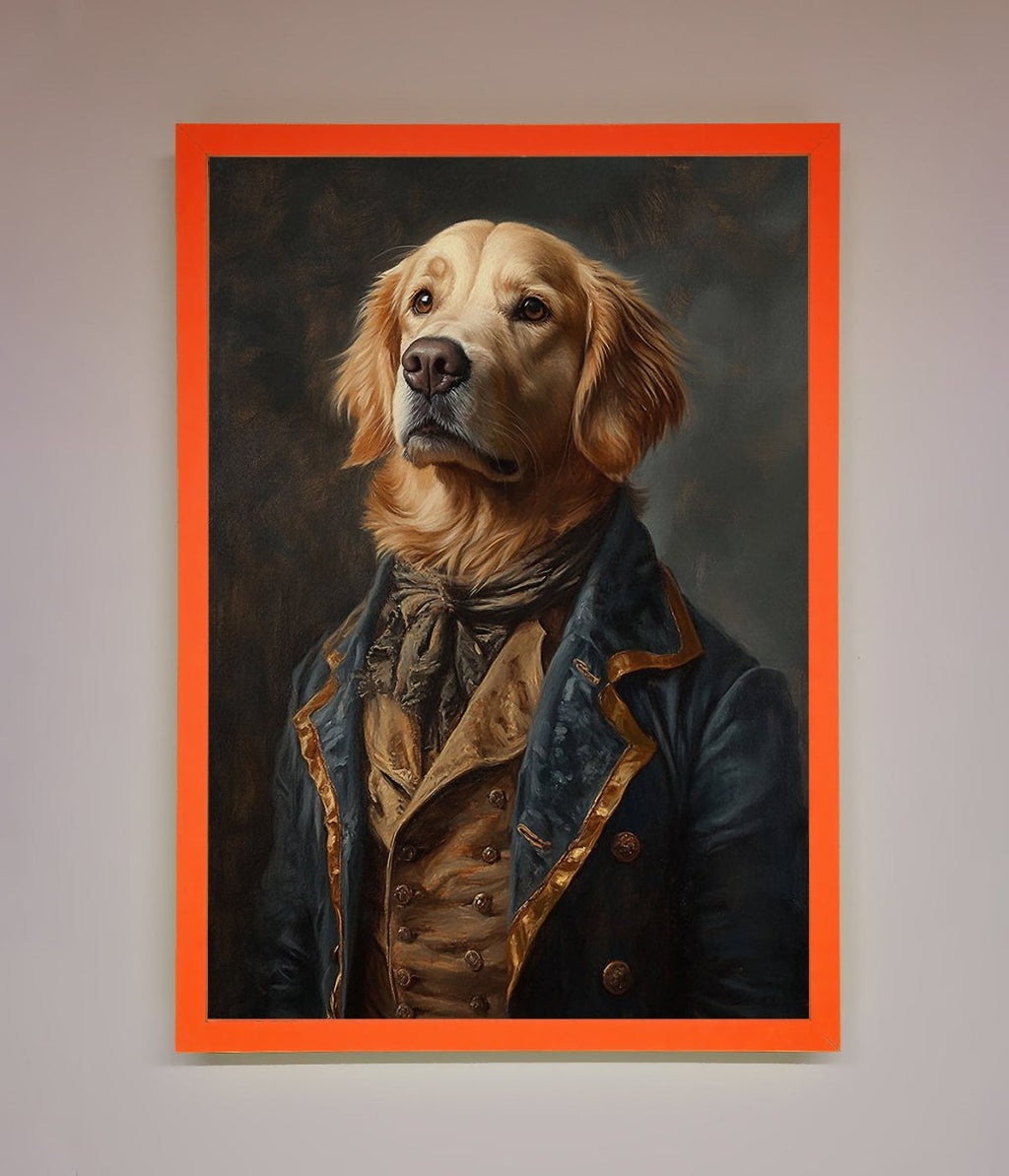 Golden Retriever Renaissance Framed Wall Art