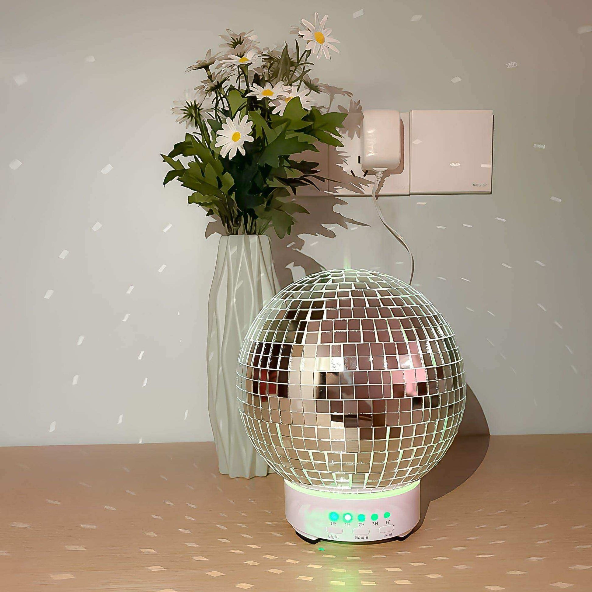 Rotating Disco Ball Diffuser