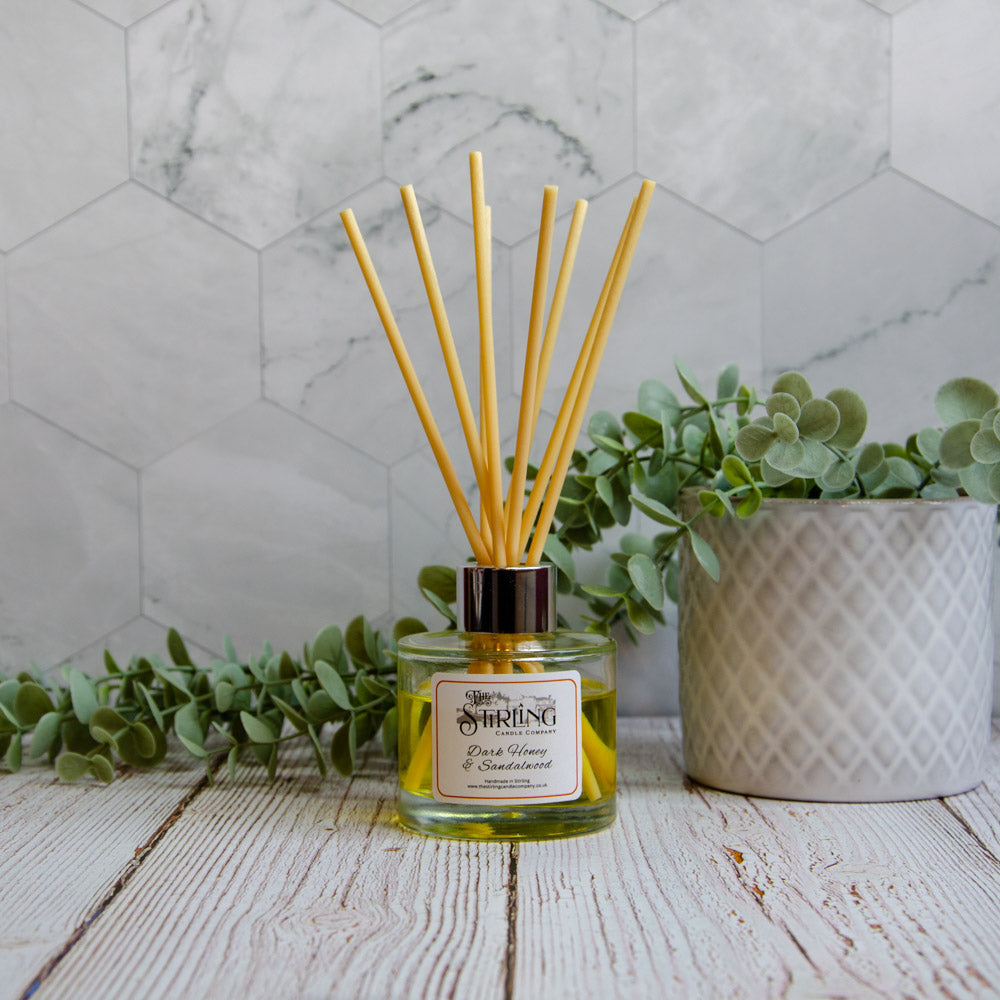 Dark Honey and Sandalwood Reed Diffuser 100ml