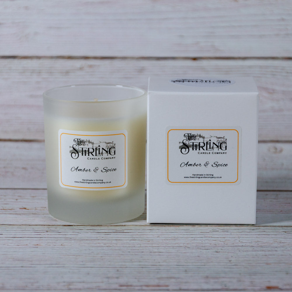 Amber and Spice Medium Candle