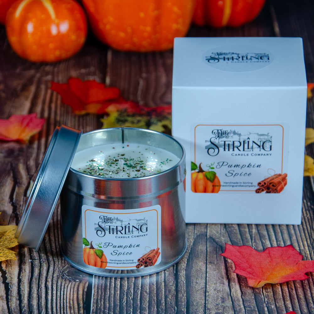 Pumpkin Spice Travel Tin Candle