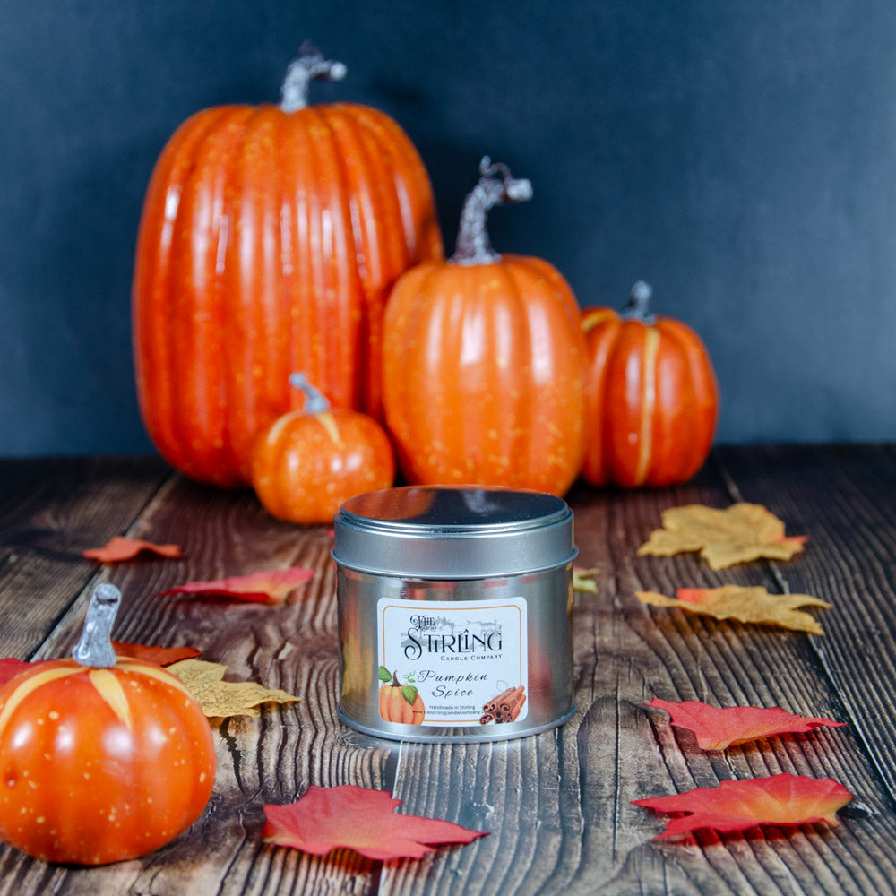 Pumpkin Spice Travel Tin Candle