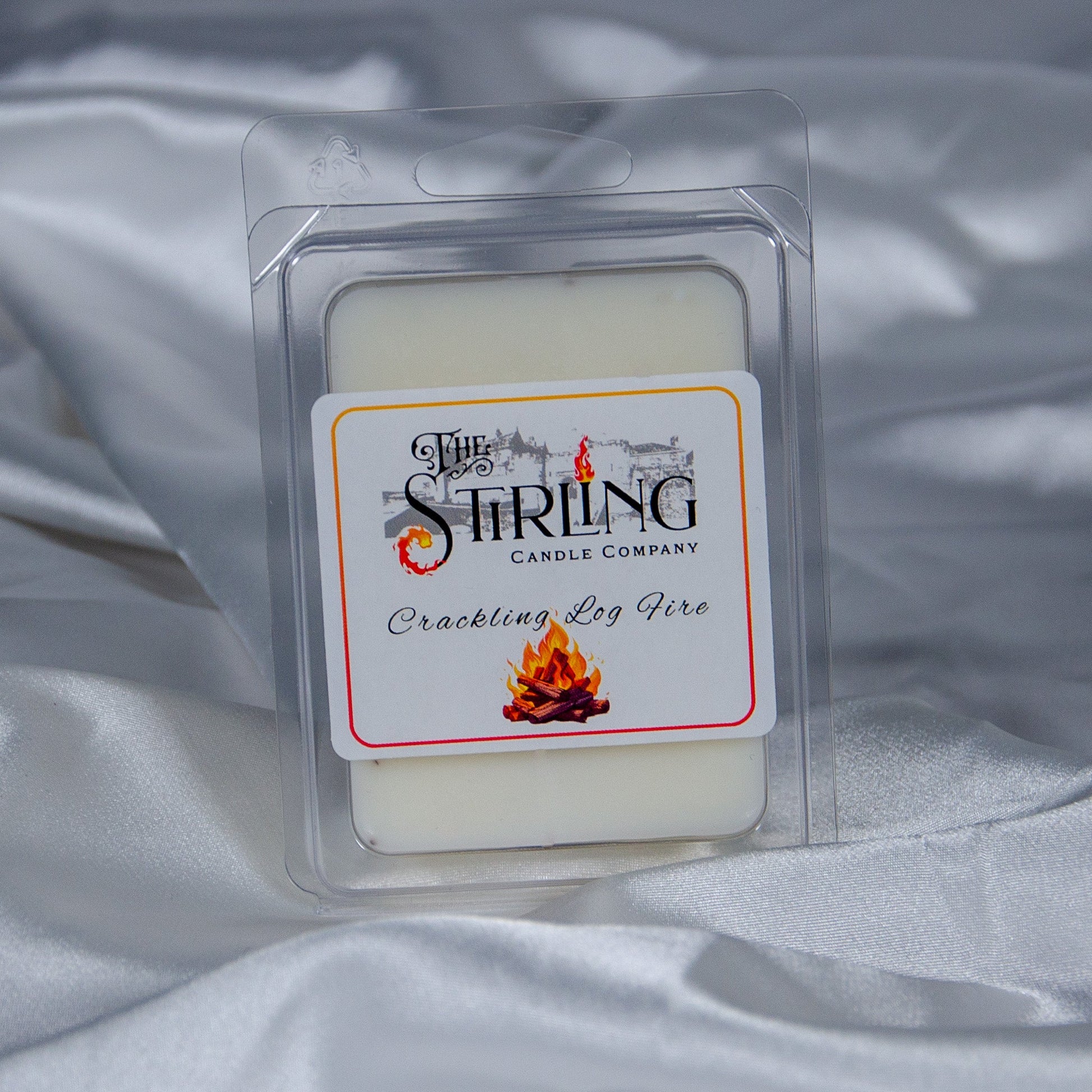 Crackling Log Fire Wax Melt Clamshell