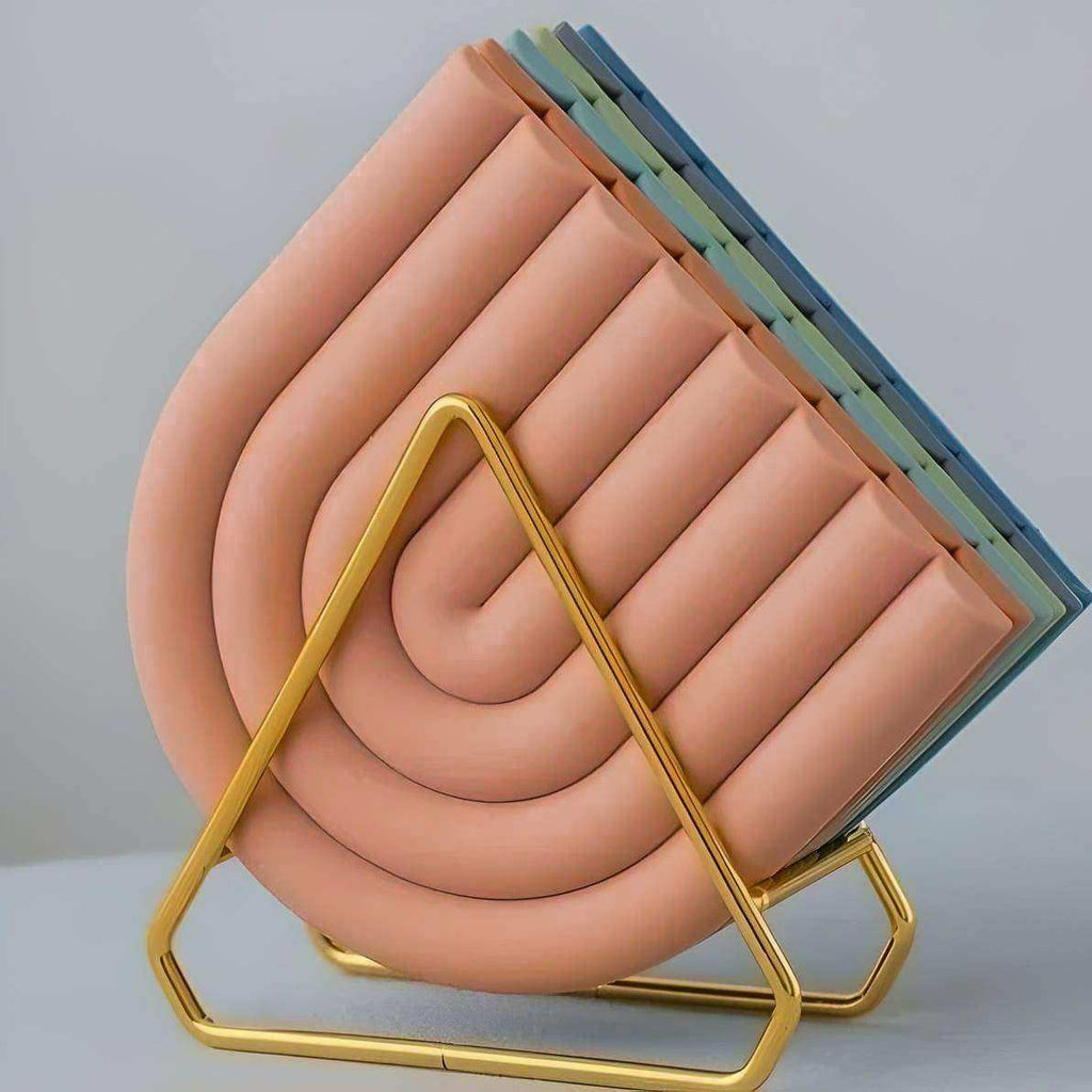 Wavy Rainbow Silicone Table Placemat