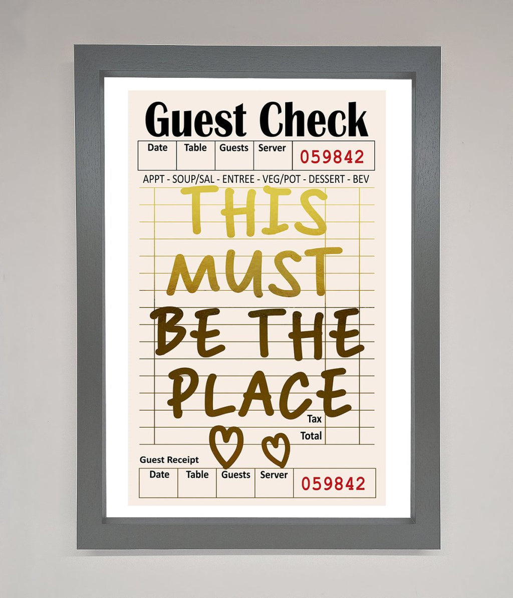 This Must Be The Place Foil Print