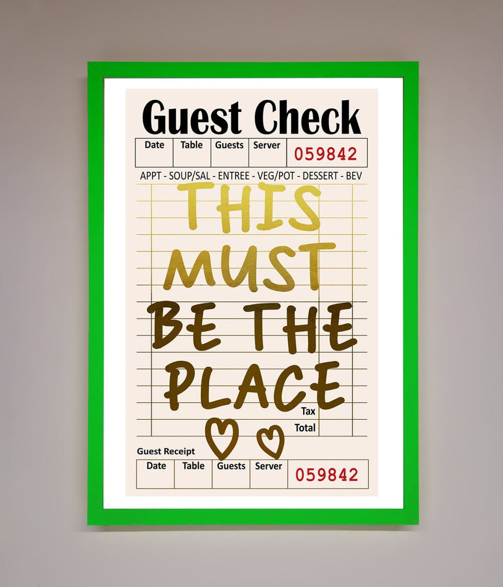 This Must Be The Place Foil Print