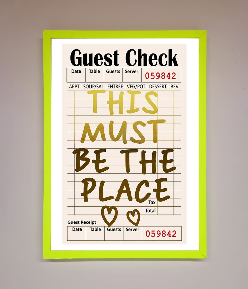 This Must Be The Place Foil Print