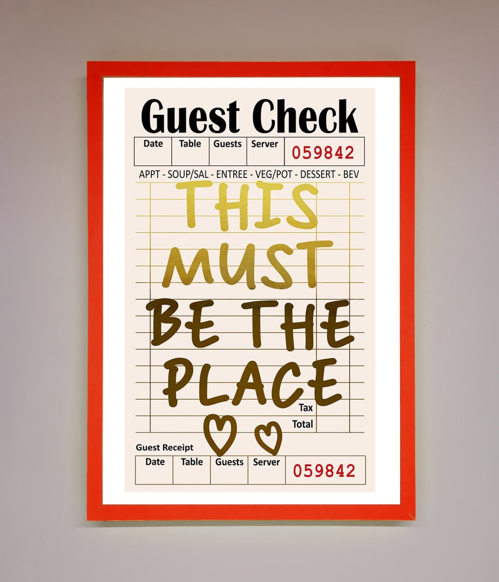 This Must Be The Place Foil Print