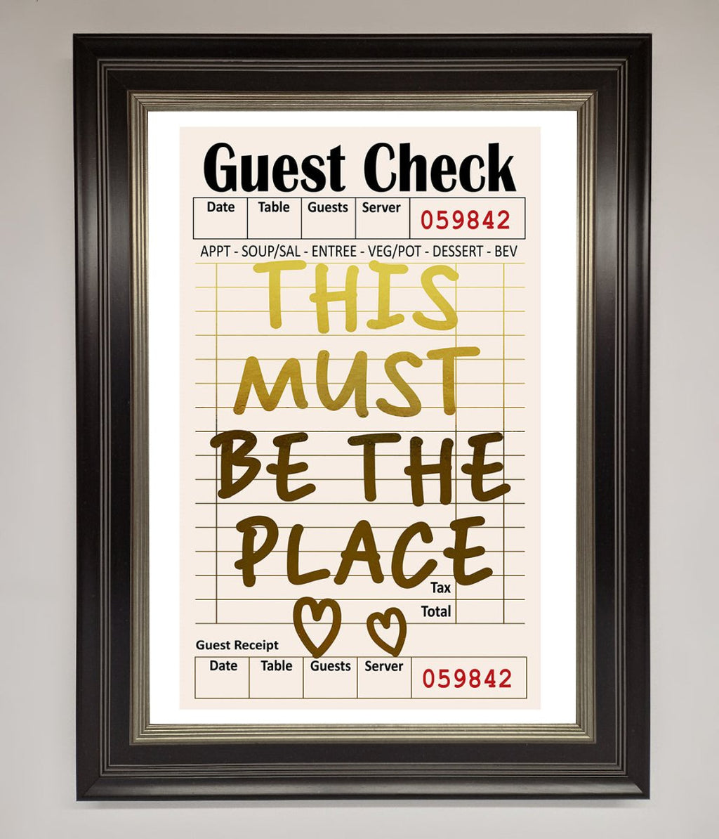 This Must Be The Place Foil Print