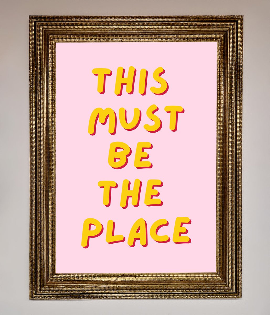 This Must Be The Place Framed Wall Art