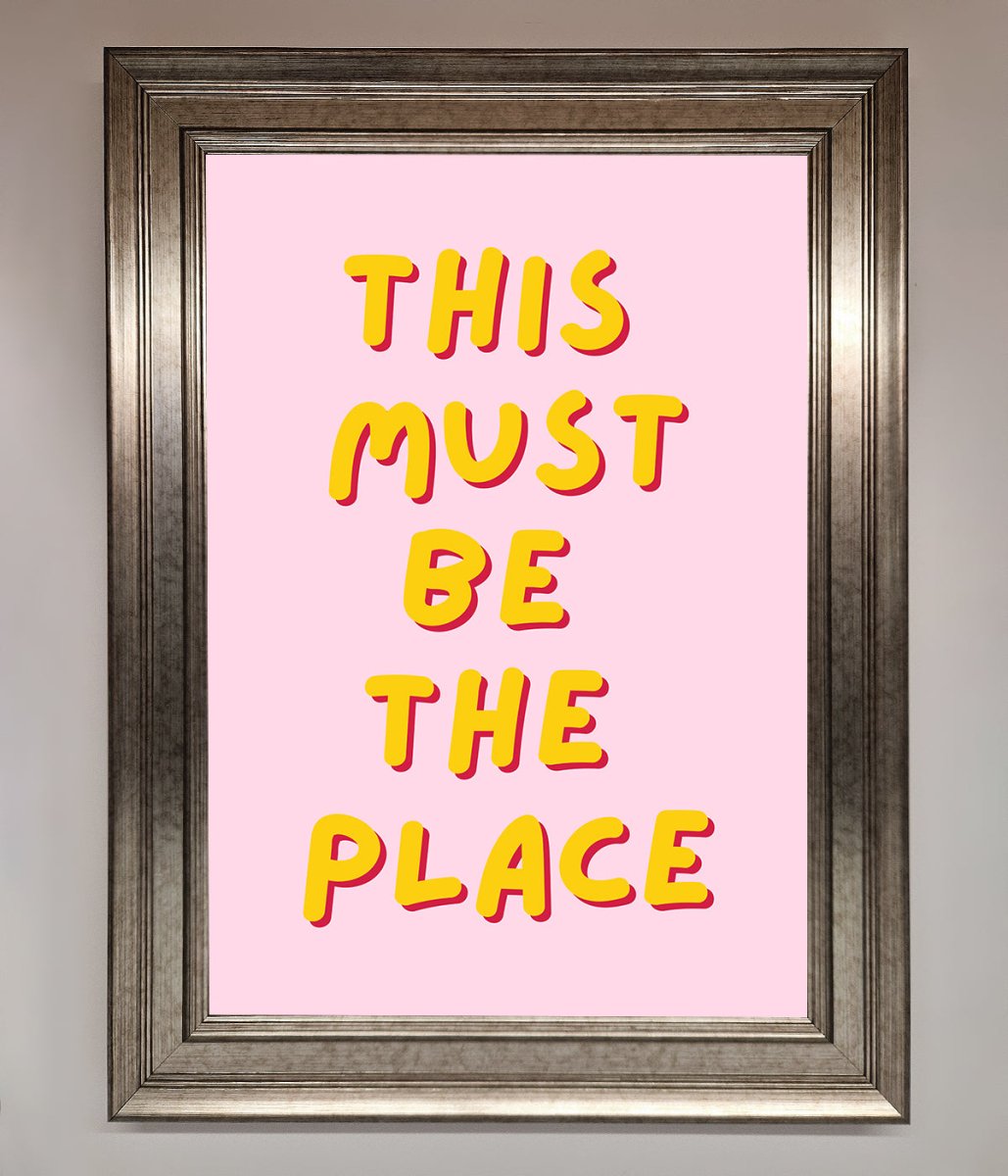 This Must Be The Place Framed Wall Art