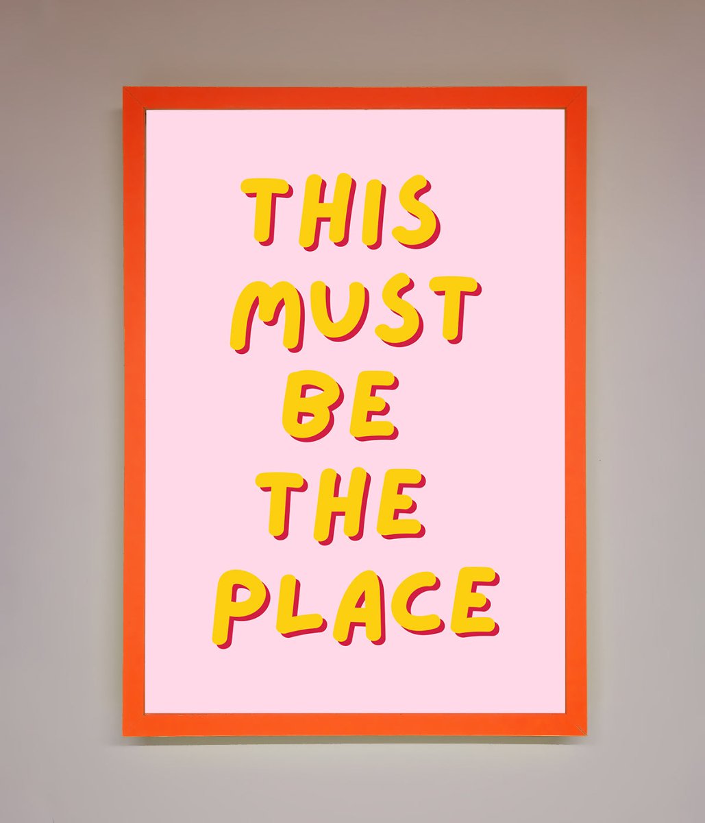 This Must Be The Place Framed Wall Art