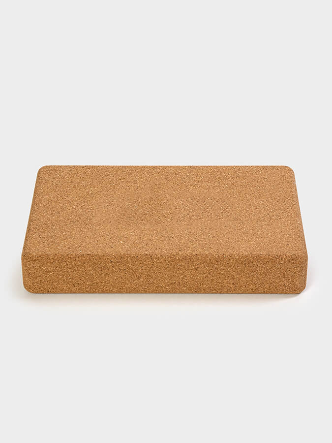 Natural Cork Yoga Block for Support and Flexibility